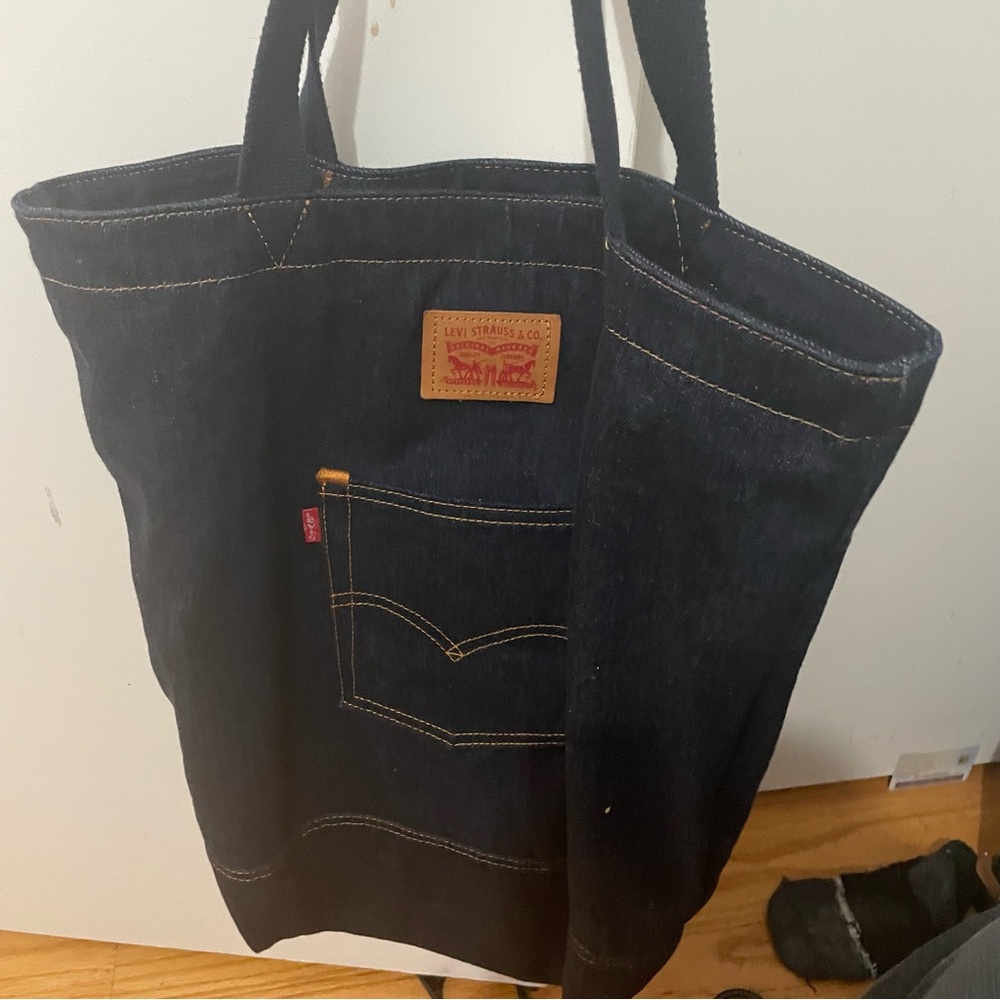 Denim tote by Levis- gently used.